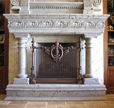 custom fireplace mantels