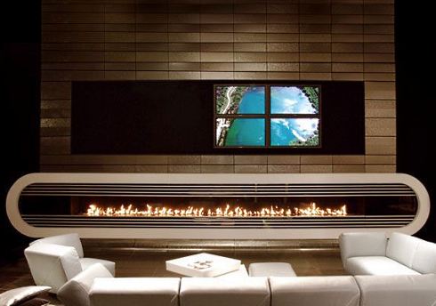 Cutting Edge Fireplace by Attika Feuer