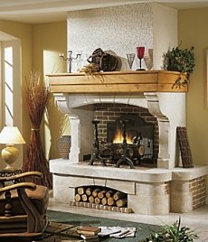 fireplace mantel shelves