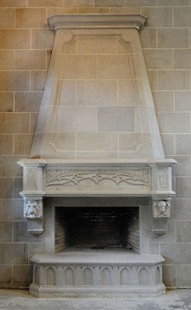 fireplace mantel