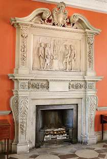 fireplace mantel