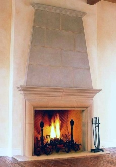 fireplace mantle stone