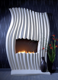 whimsical fireplace
