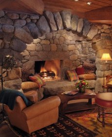 fireplace stone ideas