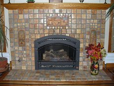 More Fireplace Tiles . . . In Arts & Crafts Styles!