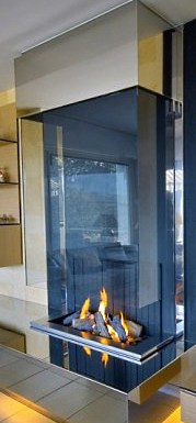 fireplace glass