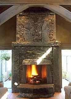 lew french fireplace