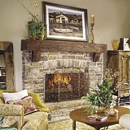 manufactured stone fireplaces