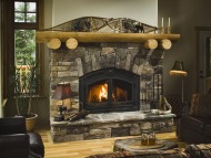 manufactured stone fireplaces