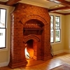 masonry fireplace