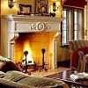 masonry fireplace