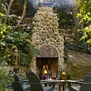 masonry fireplace