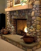 natural stone fireplaces