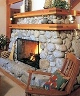 natural stone fireplaces