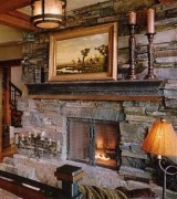 natural stone fireplaces