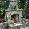 outdoor fireplace designs