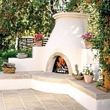 outdoor fireplace designs