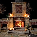 outdoor fireplace designs