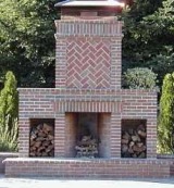 outdoor fireplace designs