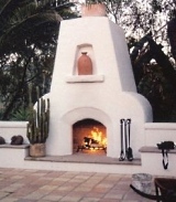 outdoor fireplace designs