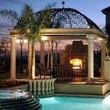 outdoor fireplace designs