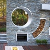 outdoor fireplace designs