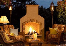 outdoor gas fireplaces