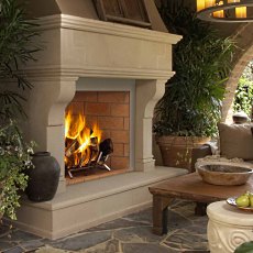 outdoor wood burning fireplaces