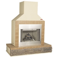 outdoor wood burning fireplaces