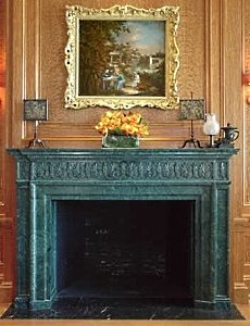 photos of stone fireplaces
