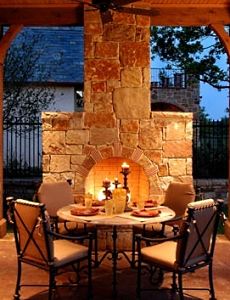 pictures of stone fireplaces