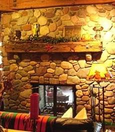 river rock fireplace pictures