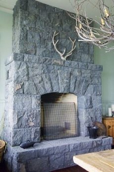 rock fireplace pictures