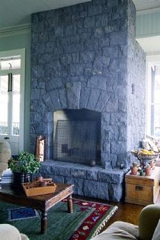 rock fireplace pictures