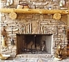 rock fireplaces