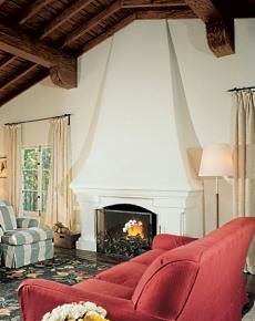 spanish style fireplace