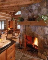 stone corner fireplaces