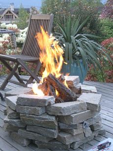 stone fire pit designs