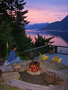 stone fire pit designs