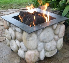 stone fire pit designs