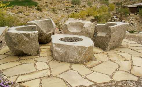 stone fire pit designs