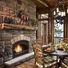 stone fireplace construction