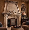 stone fireplace design