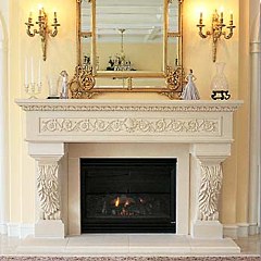 stone fireplace design