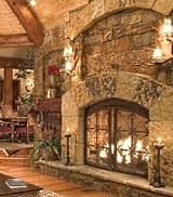 stone fireplace designs