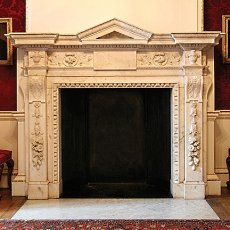 stone fireplace mantle
