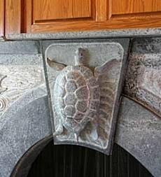 stone fireplace mantle