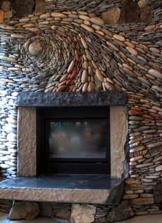 stone fireplace picture