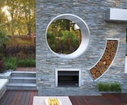 stone outdoor fireplaces