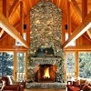 stone fireplace design